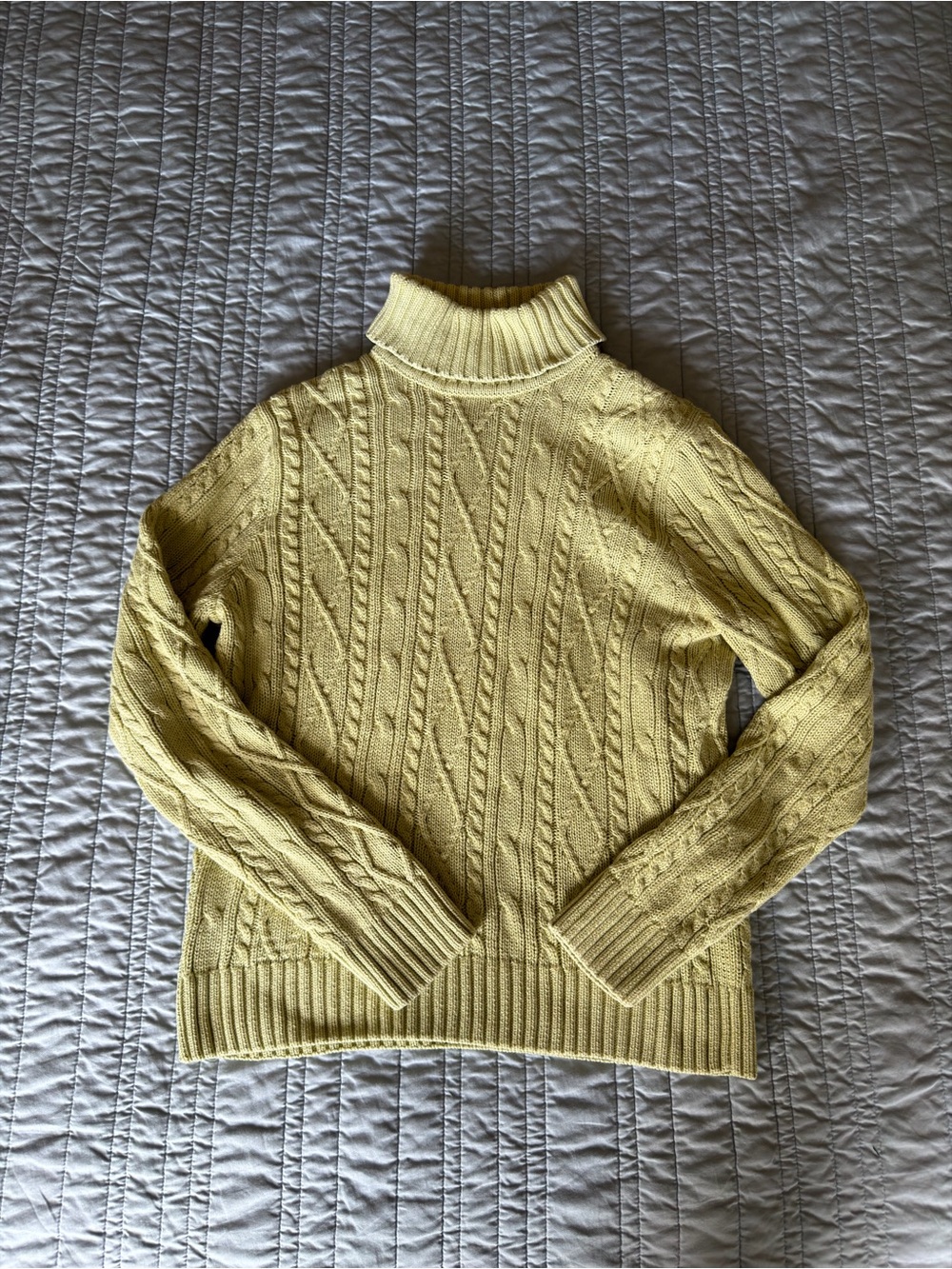 Turtleneck Cable Knit Sweater